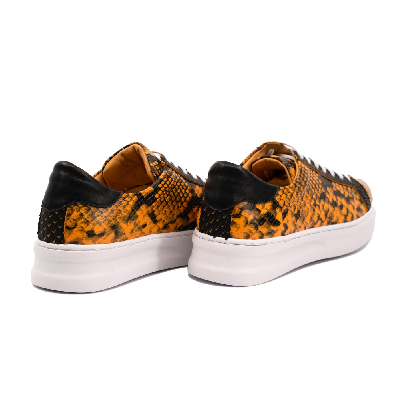HCANSS SNAKE YELLOW LEATHER SNEAKER