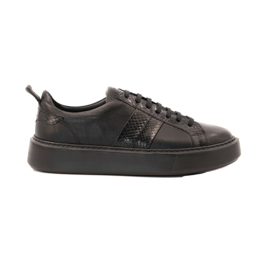 HCANSS PYTHON STRIPED LEATHER SNEAKER