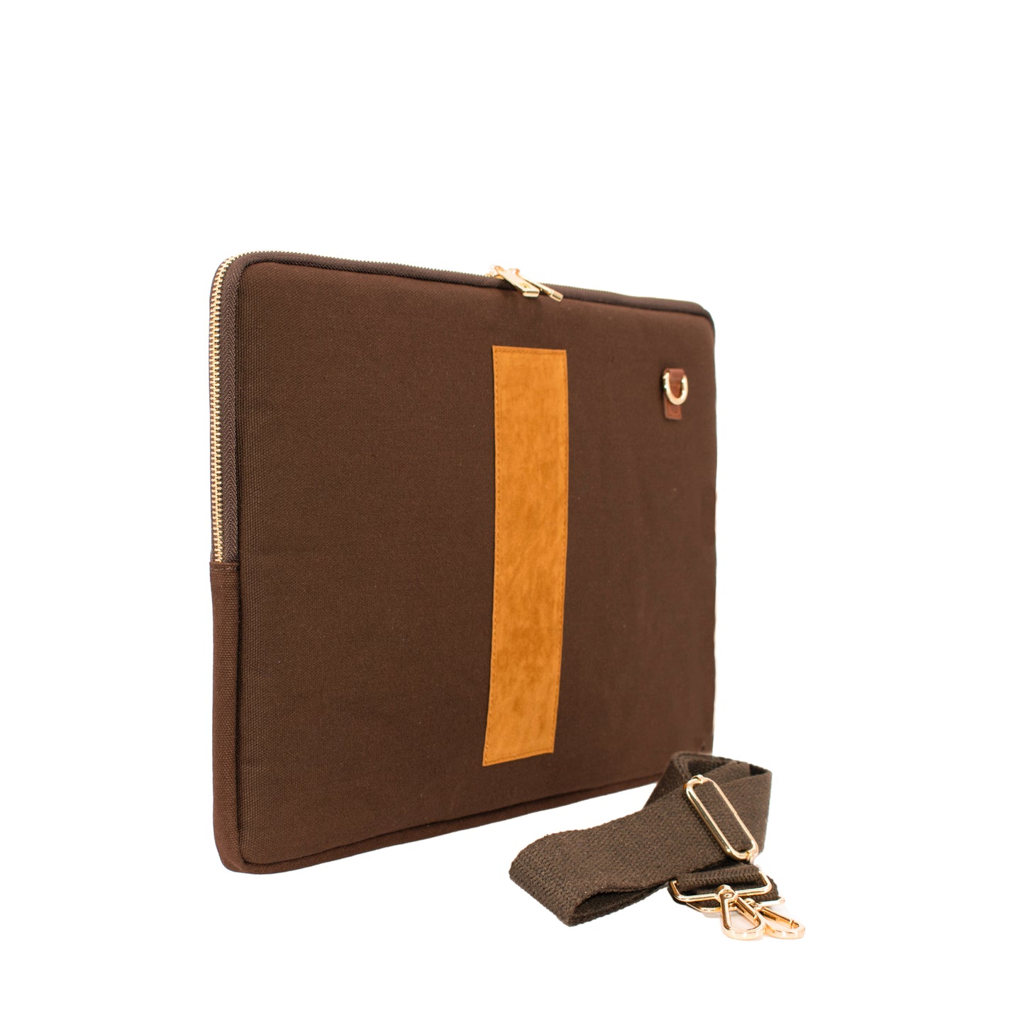 HCANSS BROWN CANVAS LAPTOP SLEEVE