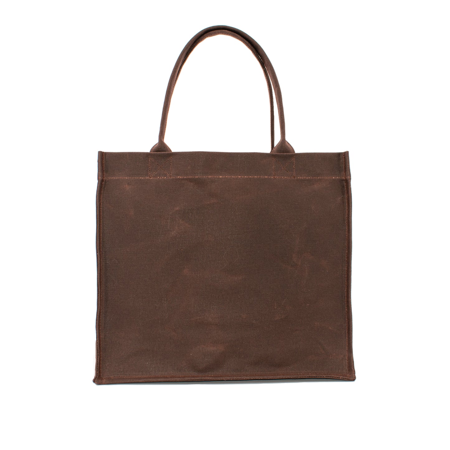 HCANSS WAXED CANVAS CHOCOLATE LARGE TOTE BAG